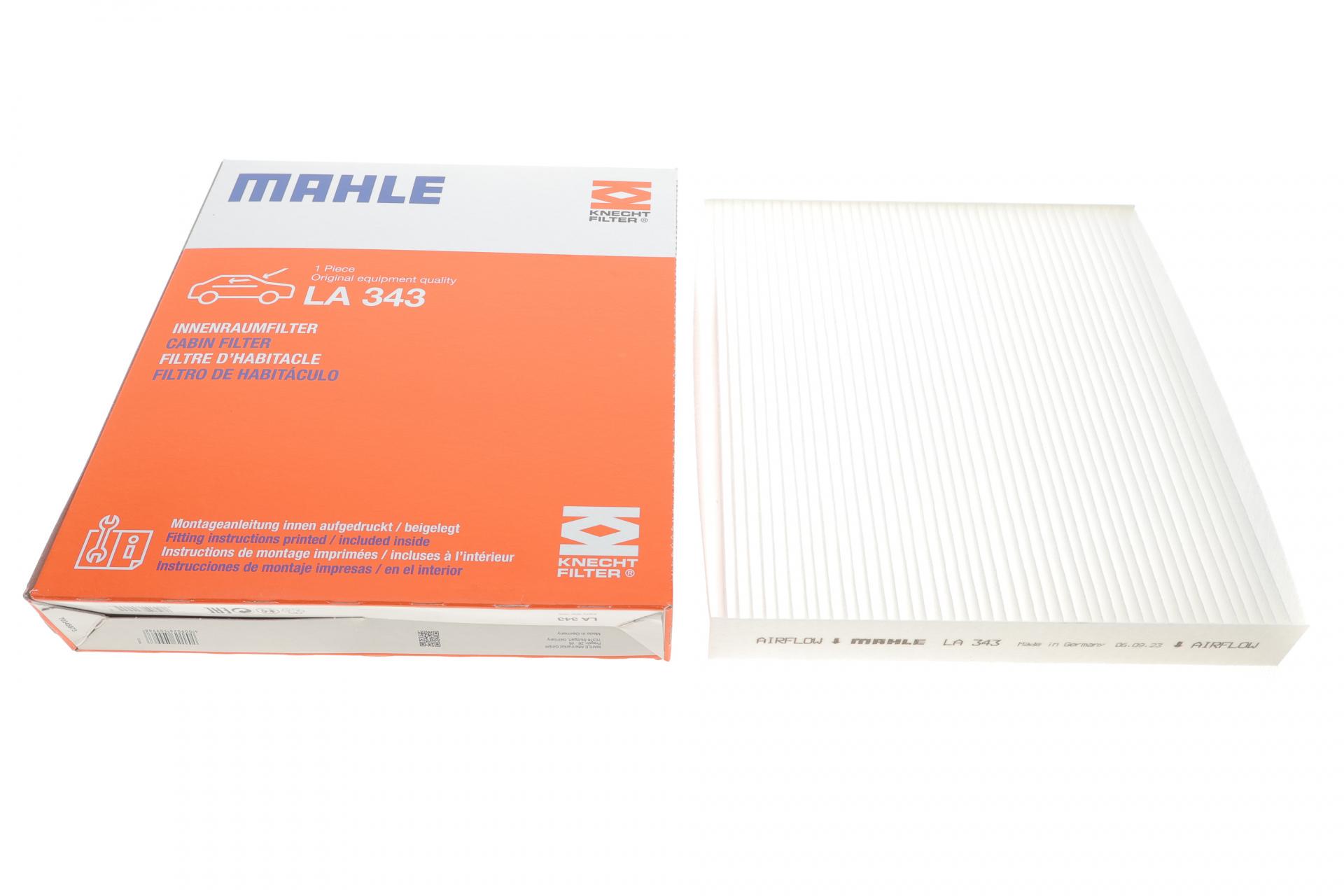 Фильтр салона KNECHT для Hyundai Santa Fe/Azera 2,2CRDi-3,3i 05-12 (LA 343)