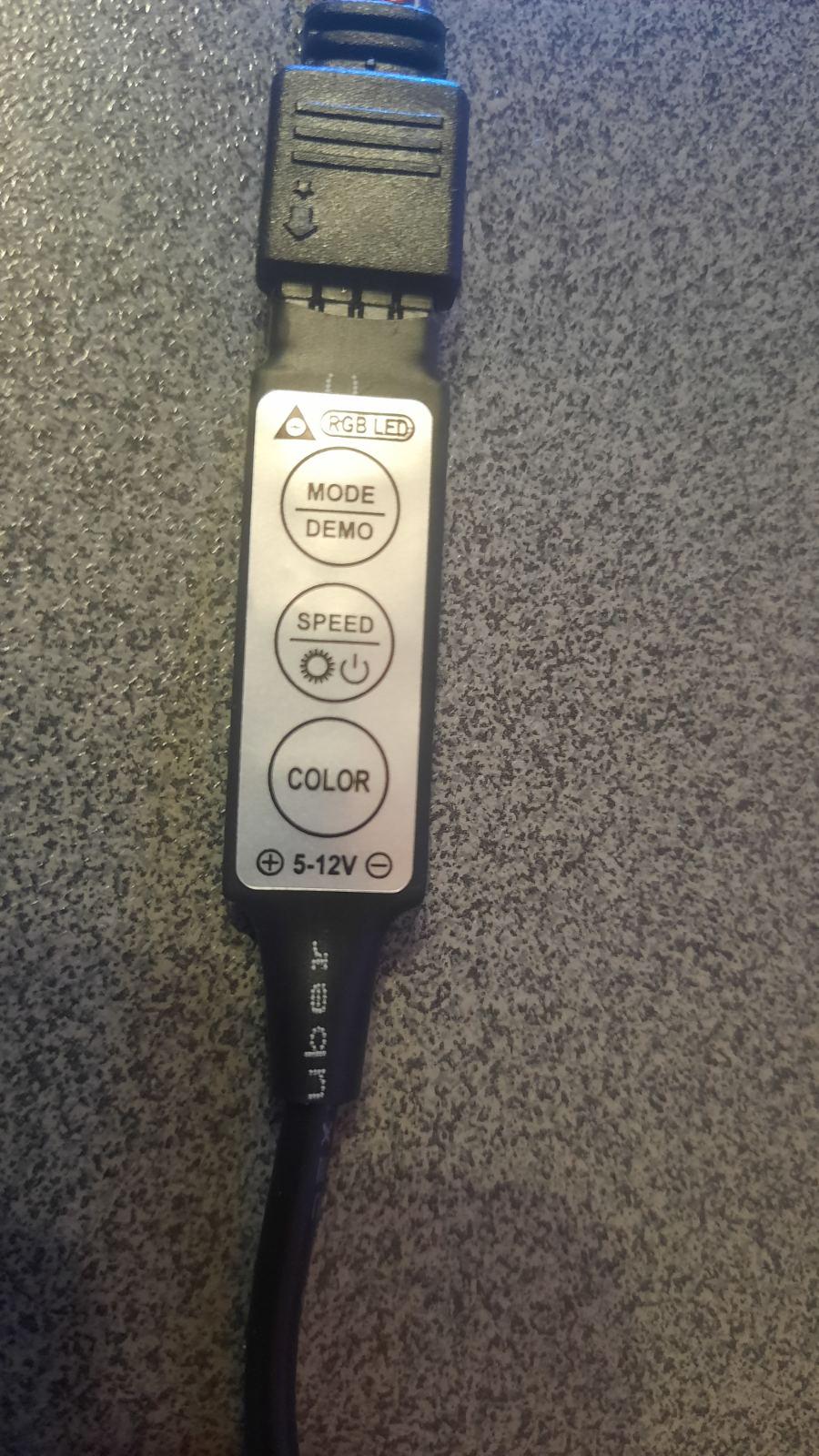 Стрічка світлодіодна для декору USB DC5V 1 м Різнокольоровий (3Key-1M) - фото 10