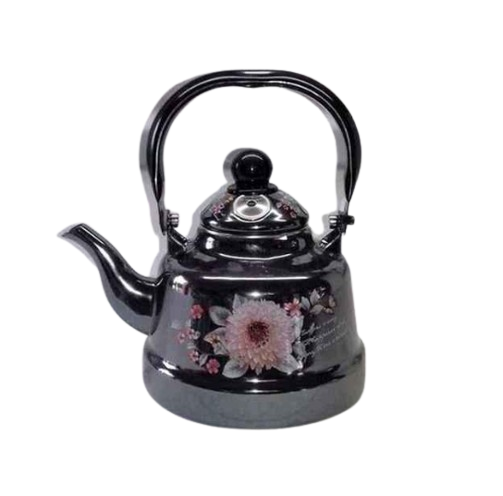 Чайник Edenberg EB-3356 Цветы со свистком 2,5 л Черный (933368)