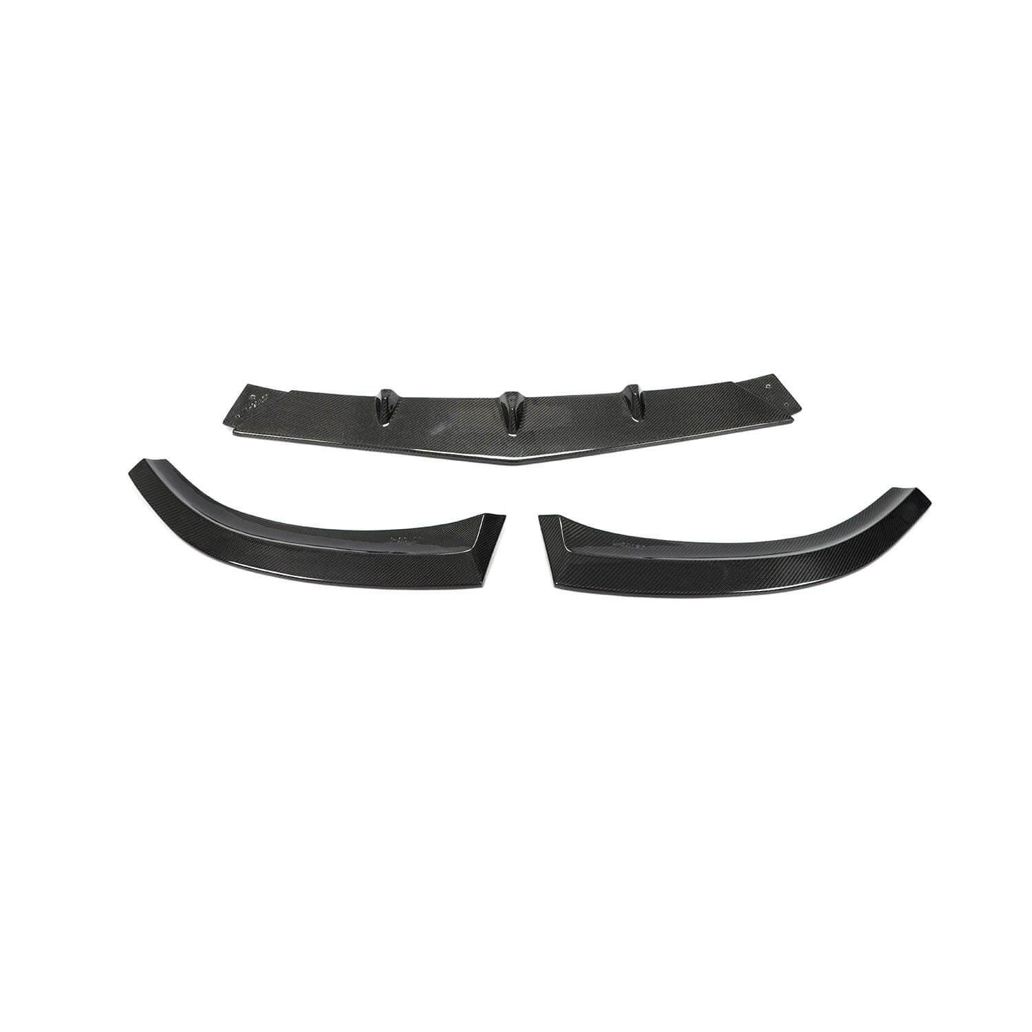 Накладка на передний бампер Lip DDCarbon V3 для SD C63 AMG 2015-2019/Mercedes C-сlass W205 2014-2021 карбон (147779)