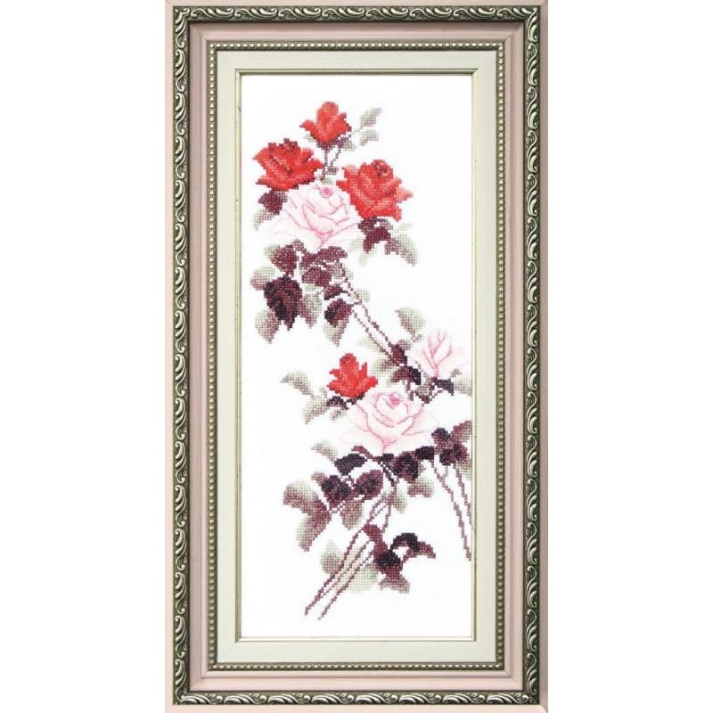 Набор для вышивания крестиком Чарівна Мить ВТ-053 Этюд с красными розами (17079)