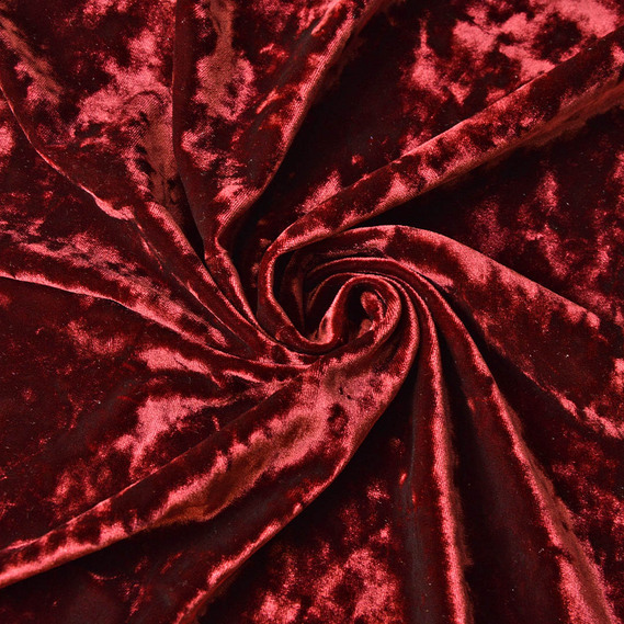Ткань бархат IDEIA LI 1,45 м Бордовый (2200003939200)