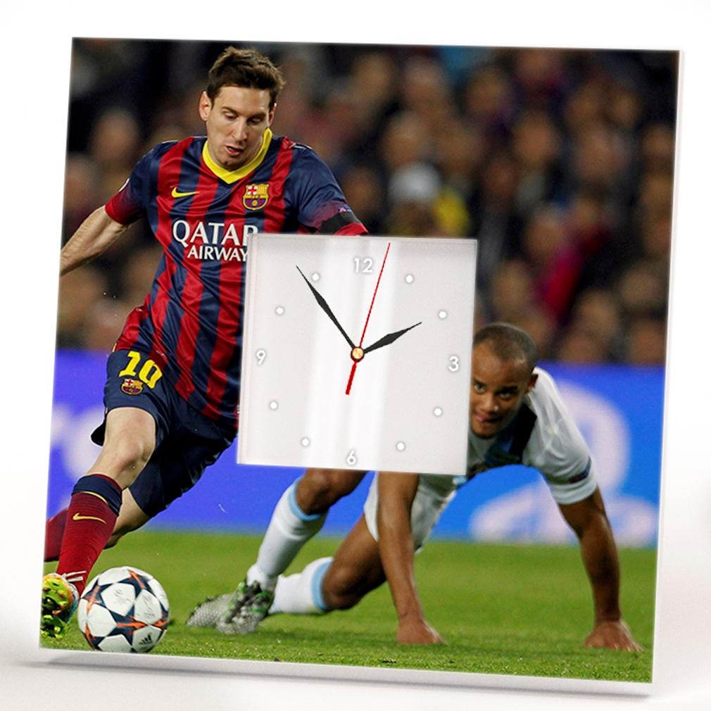 Часы с фото Лионель Месси 260x260 мм (C03073)
