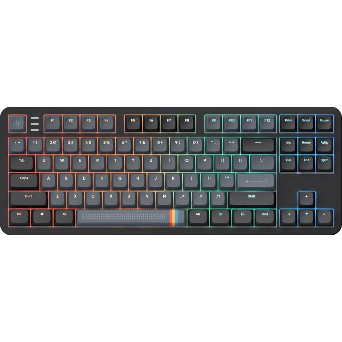Клавиатура игровая механическая Dark Project ALU87 Midnight 87 клавиш G3MS Zircon USB RGB Black (35226926)