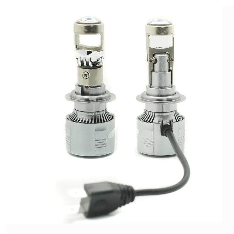 Автолампа LED MINI BI-LED H7 80 Вт 6000K 16000 лм с CANBUS для фар (S60JQ)