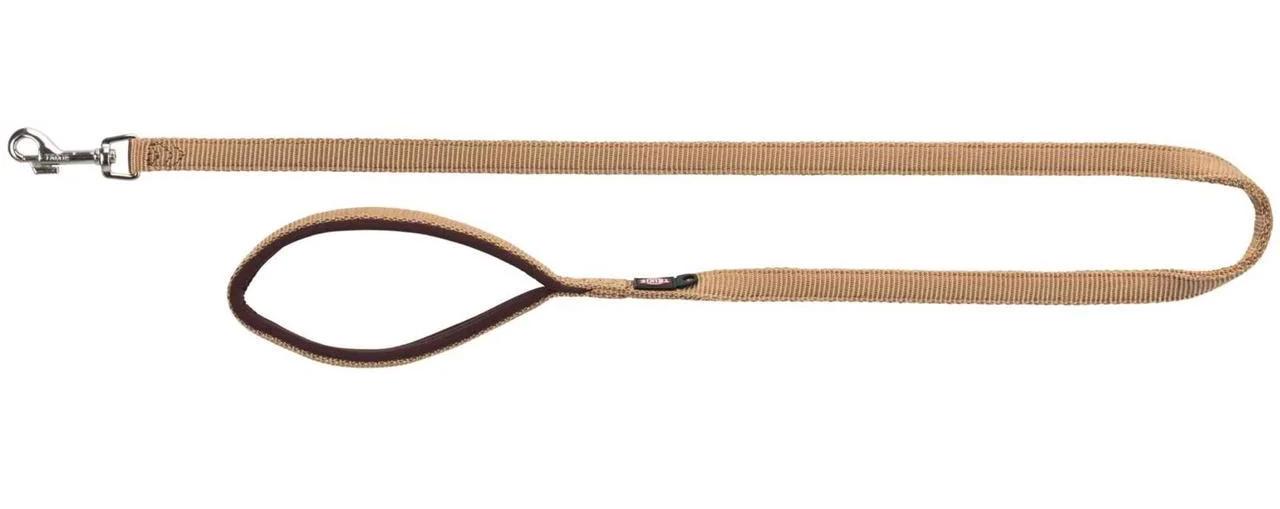 Повідець для собак Trixie Premium з неопреновою ручкою нейлоновий M-L 1 м x 20 мм Карамельний (1789924114) Повідець для собак Trixie Premium з неопреновою ручкою нейлоновий M-L 1 м x 20 мм Карамельний (1789924114)
