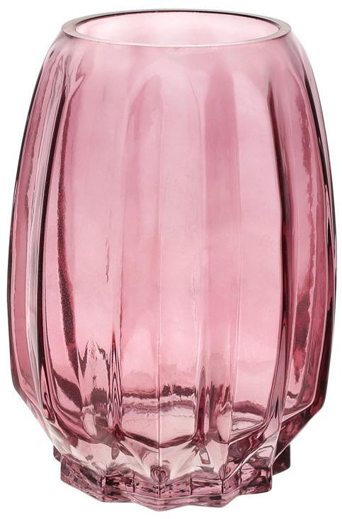 Ваза декоративная Ancient Glass Грейс 20х14 см стекло Фиолетовый