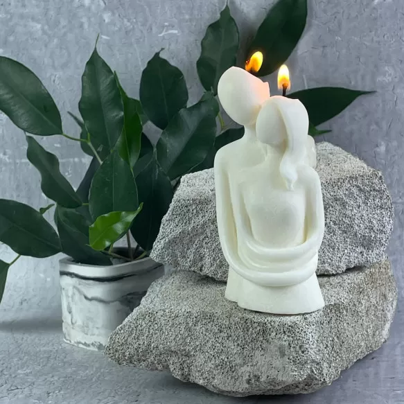 Свічка соєва Закохана пара (864) - фото 2 Свічка соєва Закохана пара (864) - фото 2