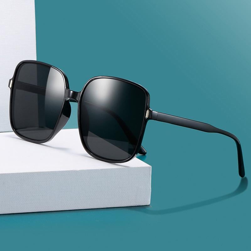 Солнцезащитные очки квадратные Черный (A9772) - фото 5