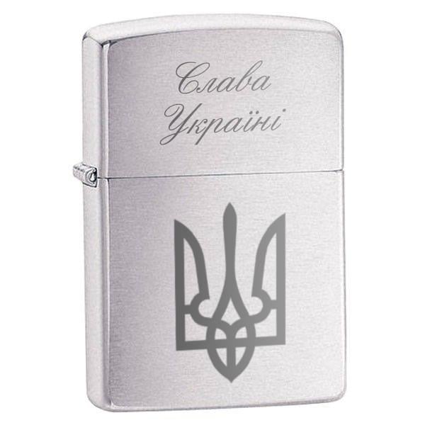 Зажигалка ZIPPO 200-SU Classic Brushed Chrome Зажигалка ZIPPO 200-SU Classic Brushed Chrome