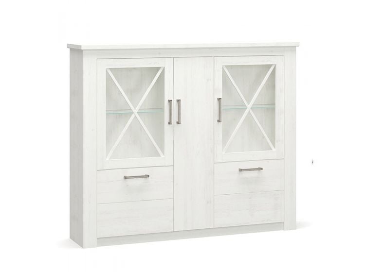 Комод-витрина Меблі-Сервіс Джорджия 3Д2В Андерсон пайн (13609) Комод-витрина Меблі-Сервіс Джорджия 3Д2В Андерсон пайн (13609)