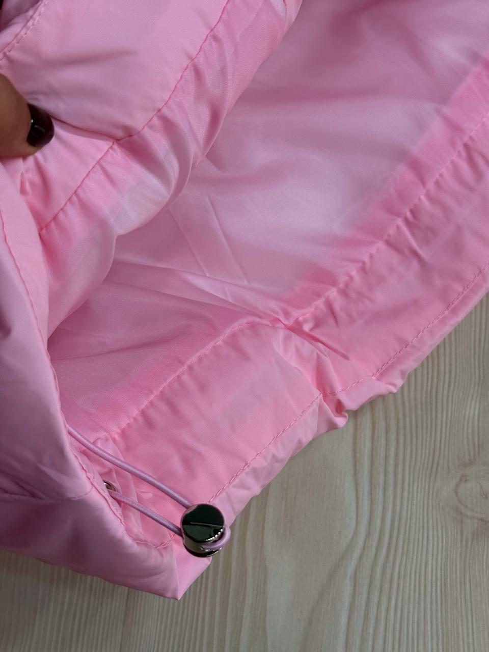 Куртка женская LADY YEP 10043 короткая на молнии с воротником р. 42 Розовый (4823) - фото 7