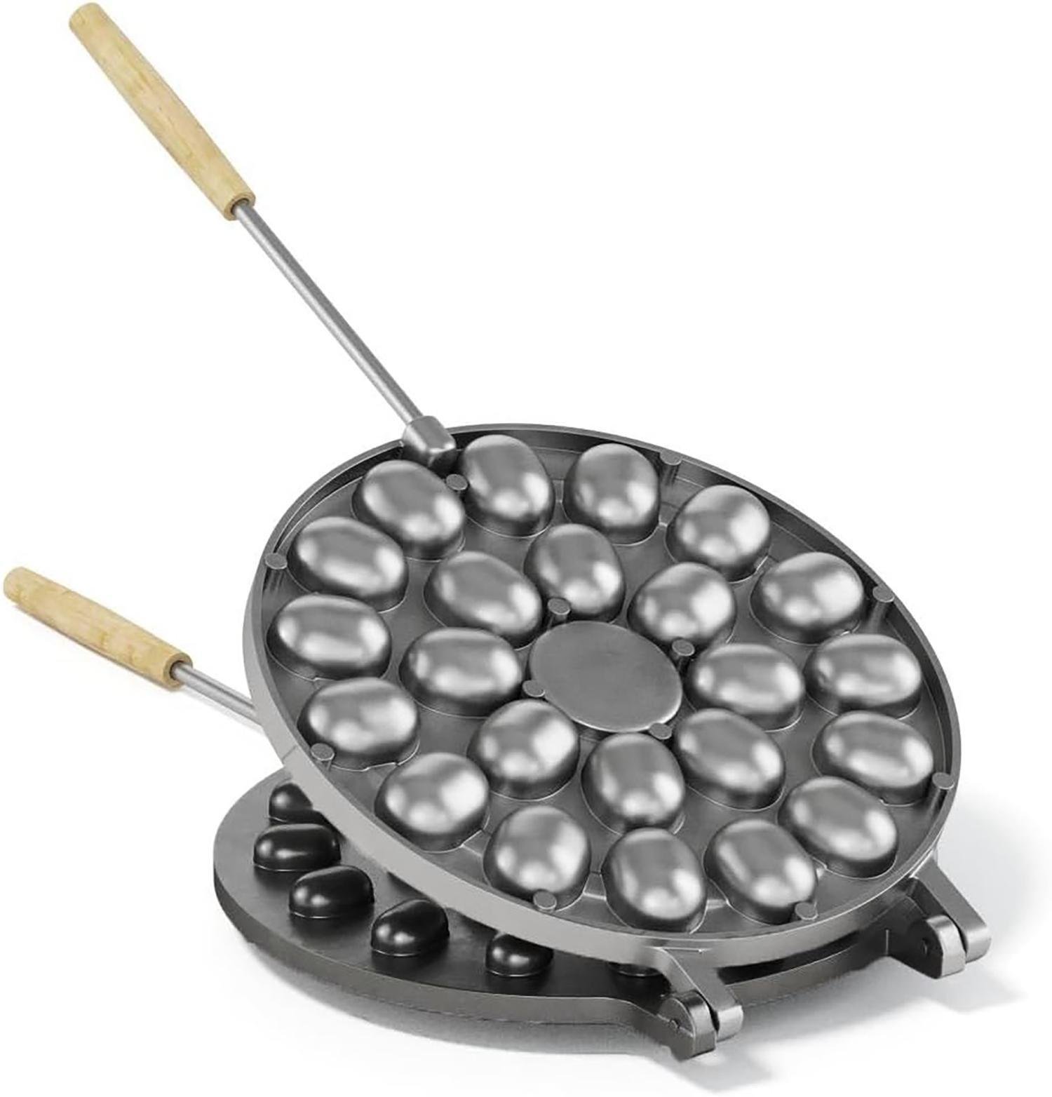 Орешница с антипригарным покрытием на 23 ореха Черный (2059372227)