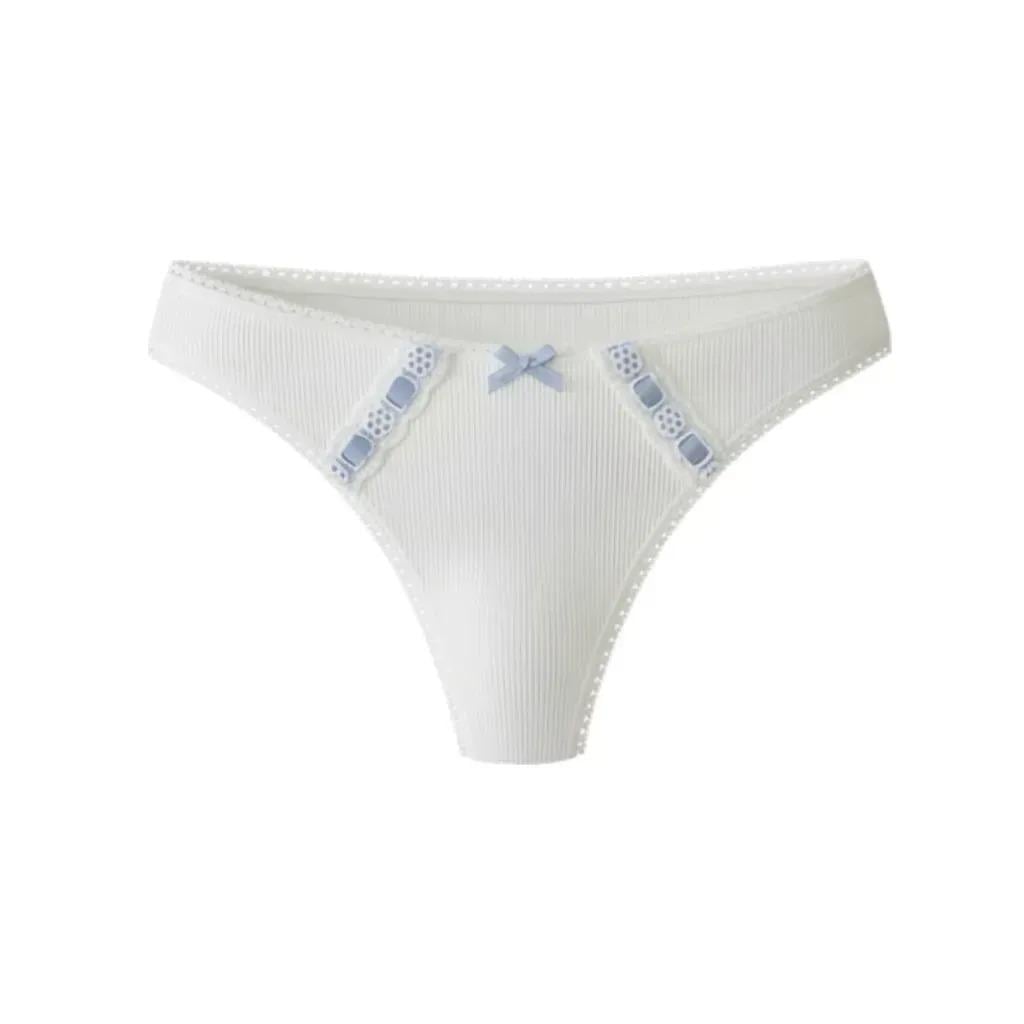 Трусики стрінги Victoria's Secret Cotton Thong Panty M Білий (26824430) Трусики стрінги Victoria's Secret Cotton Thong Panty M Білий (26824430)