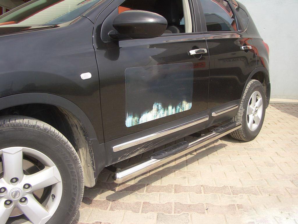 Боковые трубы CAN для Nissan Qashqai 2010-2014 гг. нержавеющая сталь Хром