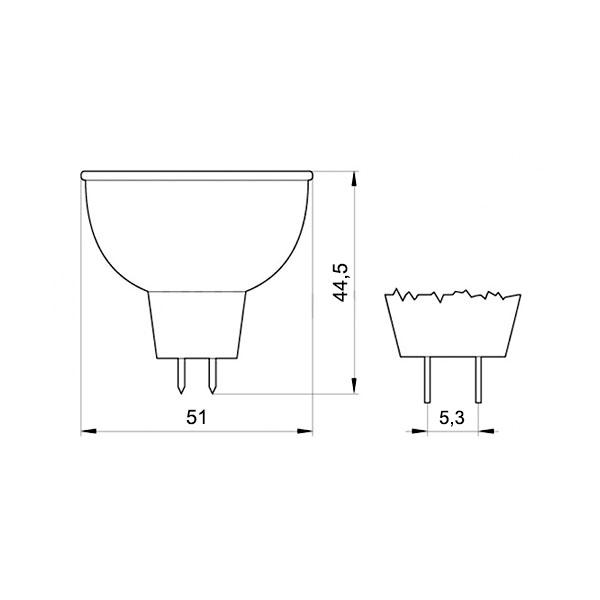 Лампа галогенна Osram 93638 EKE 150 W 21 GX5.3 - фото 4