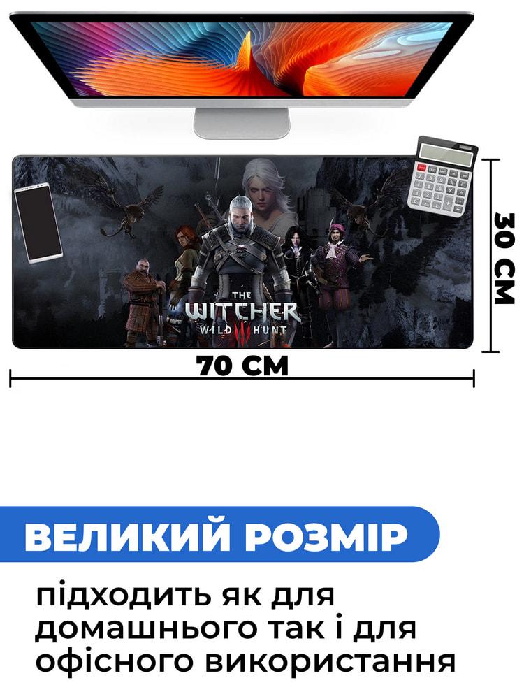 Коврик для мышки SHLab Witcher 3 Wild Hunt 01 70х30 см (32991) - фото 3