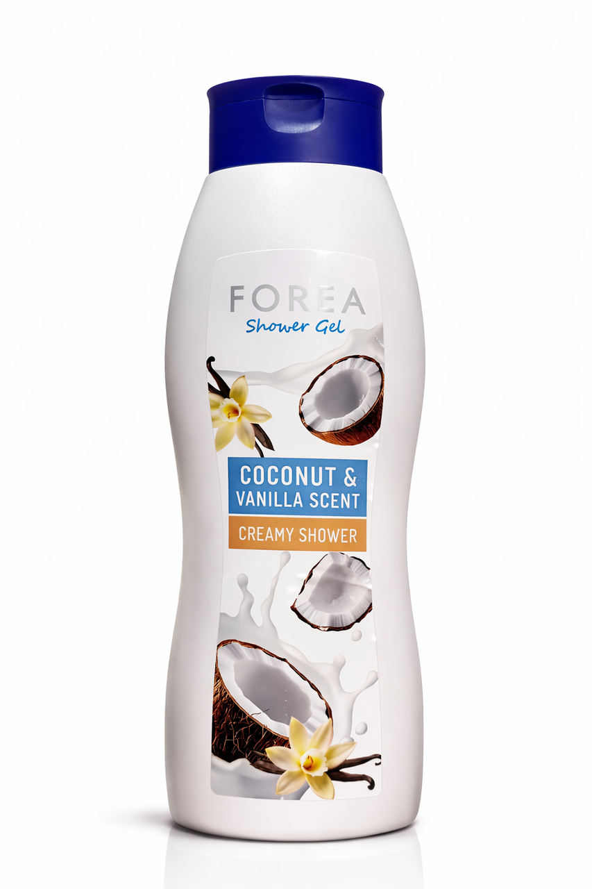 Гель для душа Forea Creamy Shower Gel Coconut & Vanilla 1000 мл