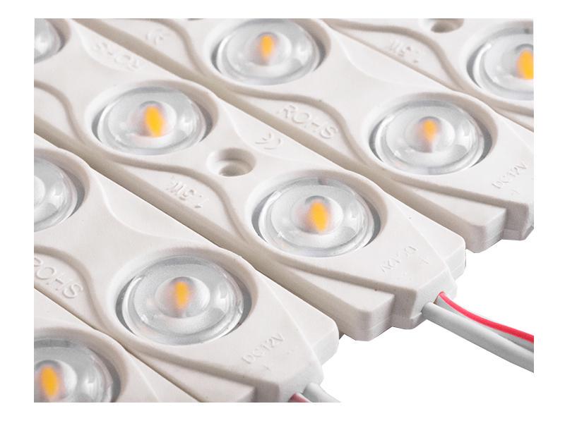 Модуль світлодіодний LEDUA 2835-3SMD 12V IP65 1,5 Вт з лінзою по 20 шт. пластина Білий теплий (3134) - фото 4 Модуль світлодіодний LEDUA 2835-3SMD 12V IP65 1,5 Вт з лінзою по 20 шт. пластина Білий теплий (3134) - фото 4