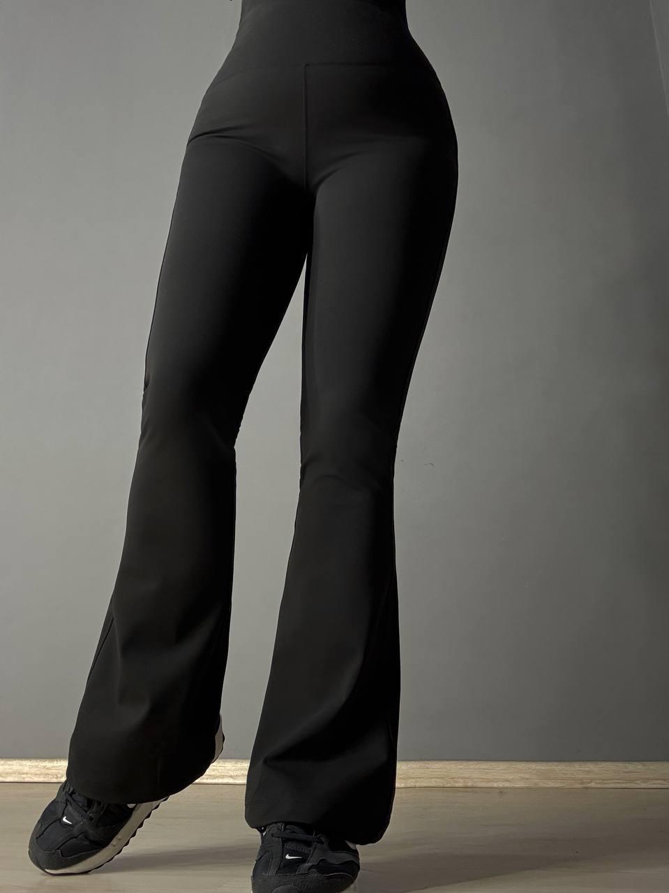 Лосини жіночі Kenalin 9636-1 кльош утеплені L Чорний (5261) - фото 8