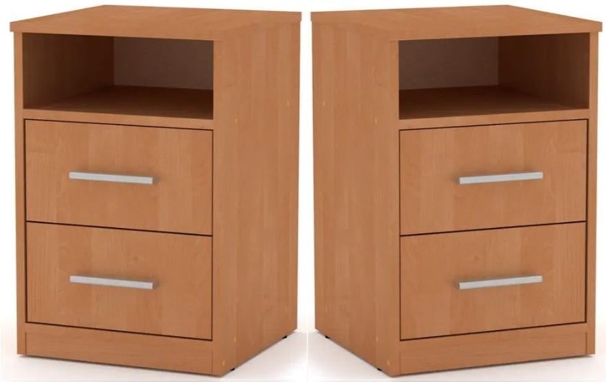 Тумба прикроватная Компанит ПКТ-2 2 шт. Ольха (26644877) - фото 1