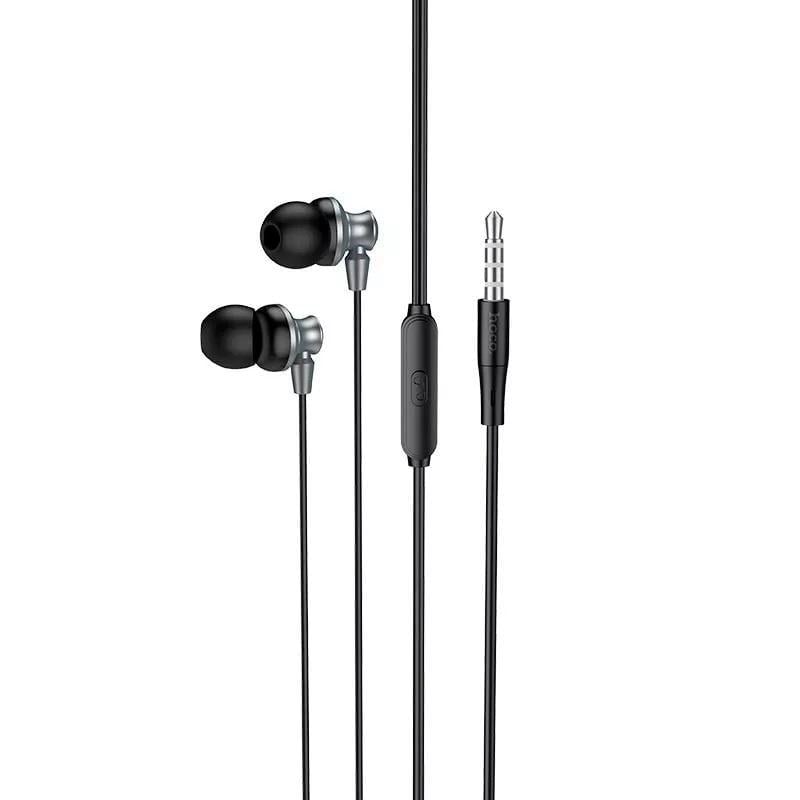 Наушники HOCO Delighted METAL universal earphones with microphone M98 Grey (560017)