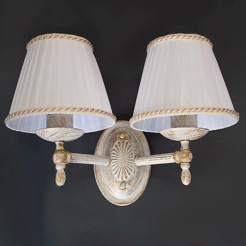 Настенный светильник с абажуром Light House SL-17372/2 Белый