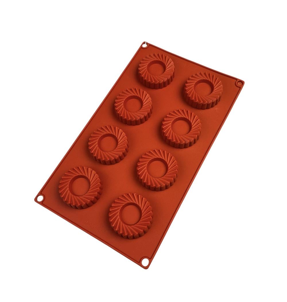 Форма силиконовая One Chef Профи Саварин 50 мм 8 ячеек (33537974)