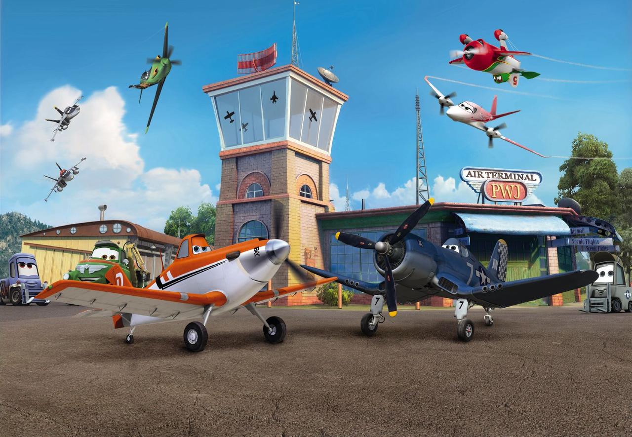 Фотообои на бумажной основе Komar 8-469 Фотообои Planes Terminal 254х368 см (2000000466873)