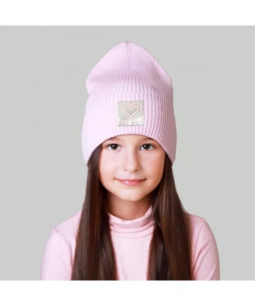 Шапка дитяча Elf Поллі р. 56 Світло-рожевий (OK002210)