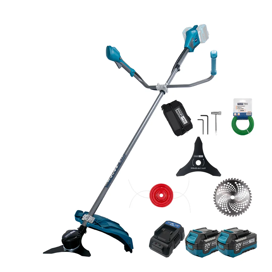 Коса акумуляторна PROFI-TEC PGT4540 POWERLine 2хPT2040VX 4,0 Аг зарядний пристрій (007039)