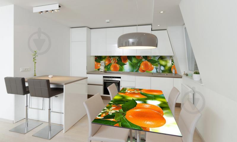 Наклейка виниловая на стол Zatarga «Мандарины» 600х1200 мм Z180800st Наклейка виниловая на стол Zatarga «Мандарины» 600х1200 мм Z180800st