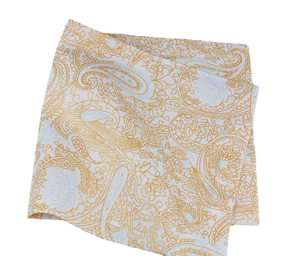 Салфетка 0014 Белый/Желтый