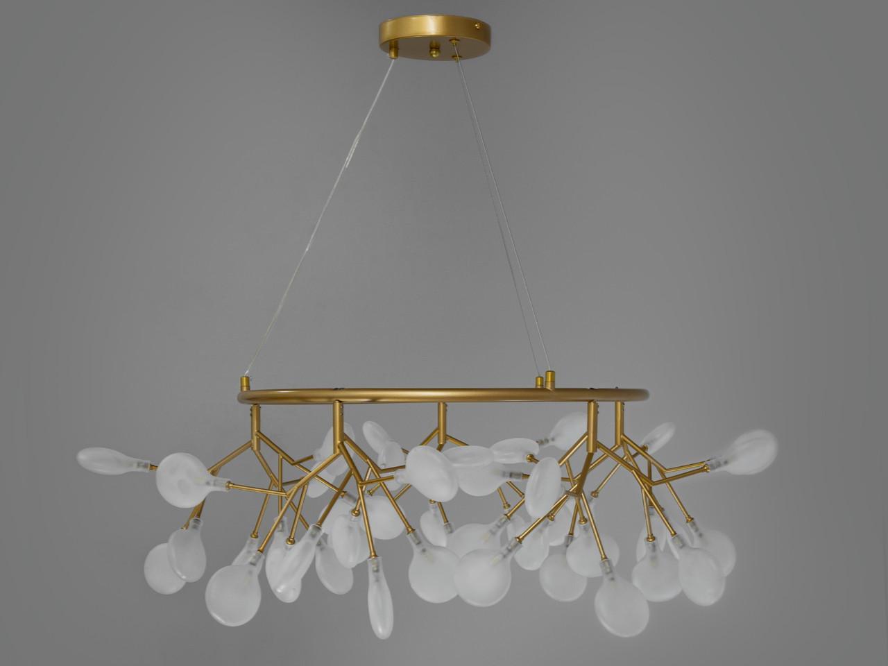 Люстра Светлячок EcoLed 45 ламп Y887-45A GD Золотой