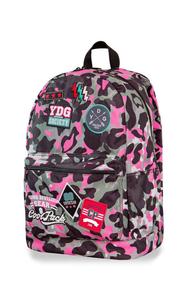 Шкільний рюкзак CoolPack Cross 42x31x17 см 23 л Camo Pink (A26112)