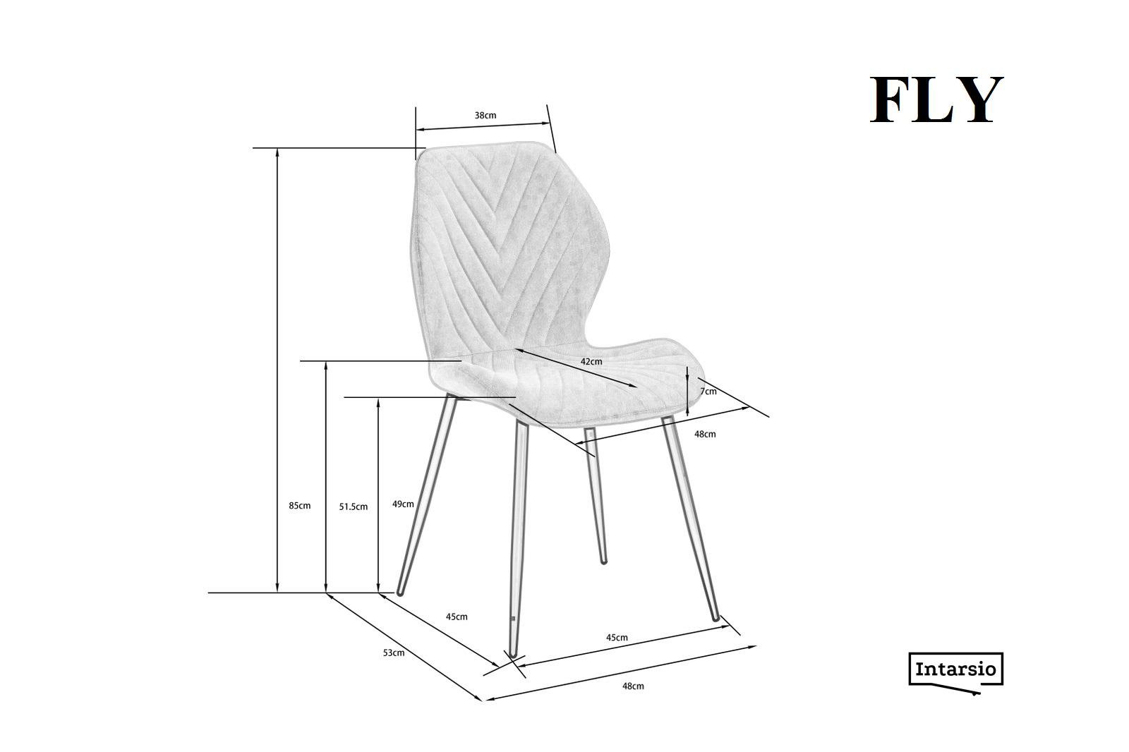 Стул Intarsio FLY Черный/Светло-бежевый - фото 10 Стул Intarsio FLY Черный/Светло-бежевый - фото 10