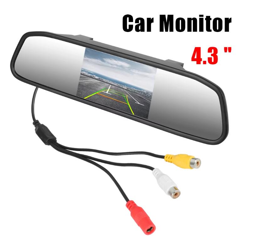 Автозеркало с монитором Idial 4,3" TFT/камера заднего вида (AWN-00363) - фото 2 Автозеркало с монитором Idial 4,3" TFT/камера заднего вида (AWN-00363) - фото 2