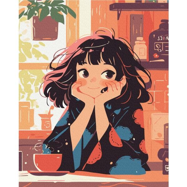 Картина по номерам Мечтательность BrushMe BS54084 холст на подрамнике 40х50 см (2275866144)