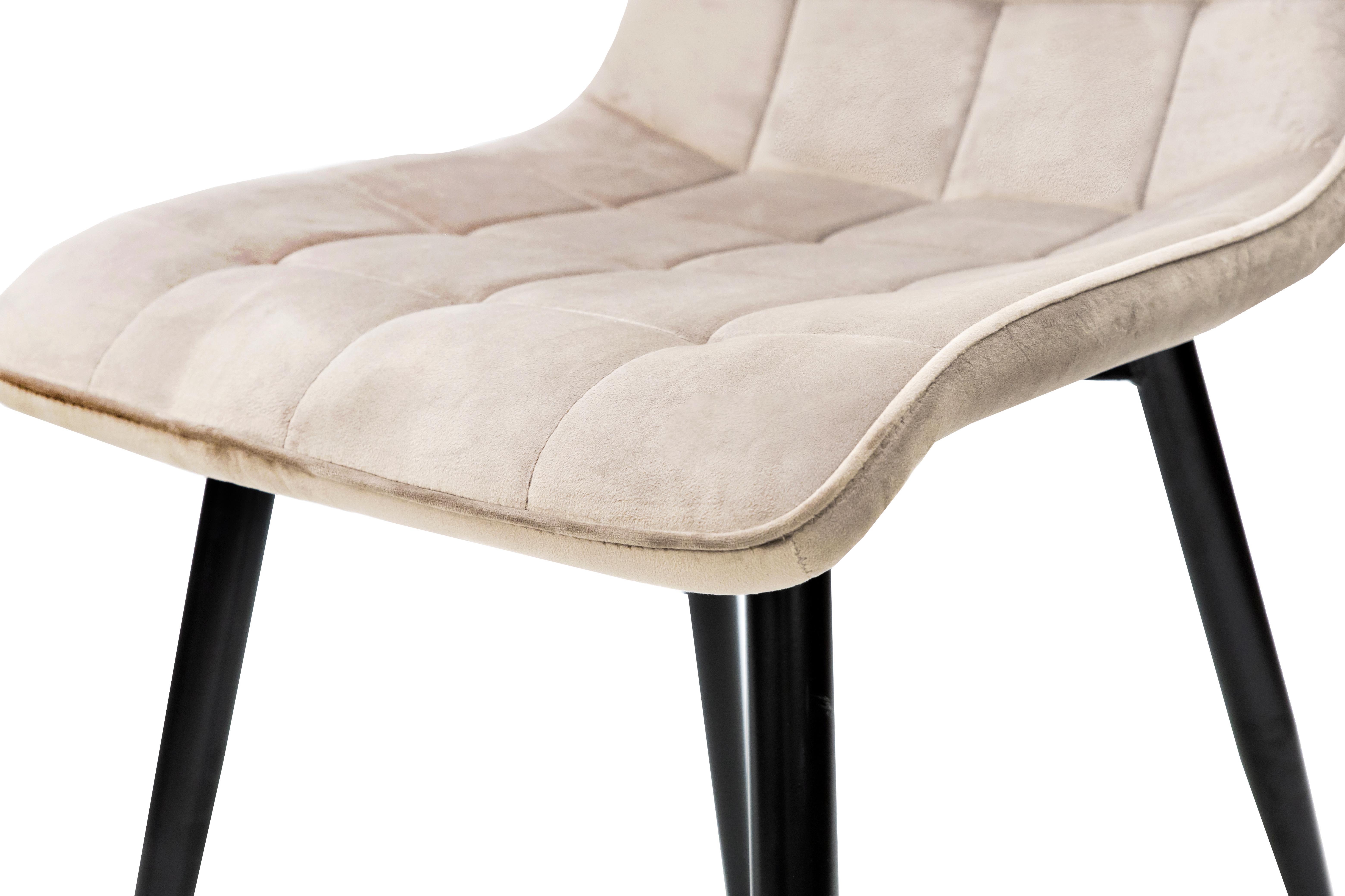 Стілець для кухні та вітальні ГРЕЙС Віллі 480х890х560 мм Чорний/Бежевий (GAА0057516) - фото 11 Стілець для кухні та вітальні ГРЕЙС Віллі 480х890х560 мм Чорний/Бежевий (GAА0057516) - фото 11