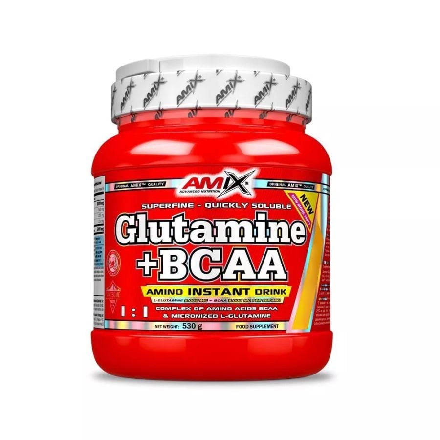Аминокислота Amix Nutrition L-Glutamine+ BCAA 530 г Ананас (9140V14400) Аминокислота Amix Nutrition L-Glutamine+ BCAA 530 г Ананас (9140V14400)