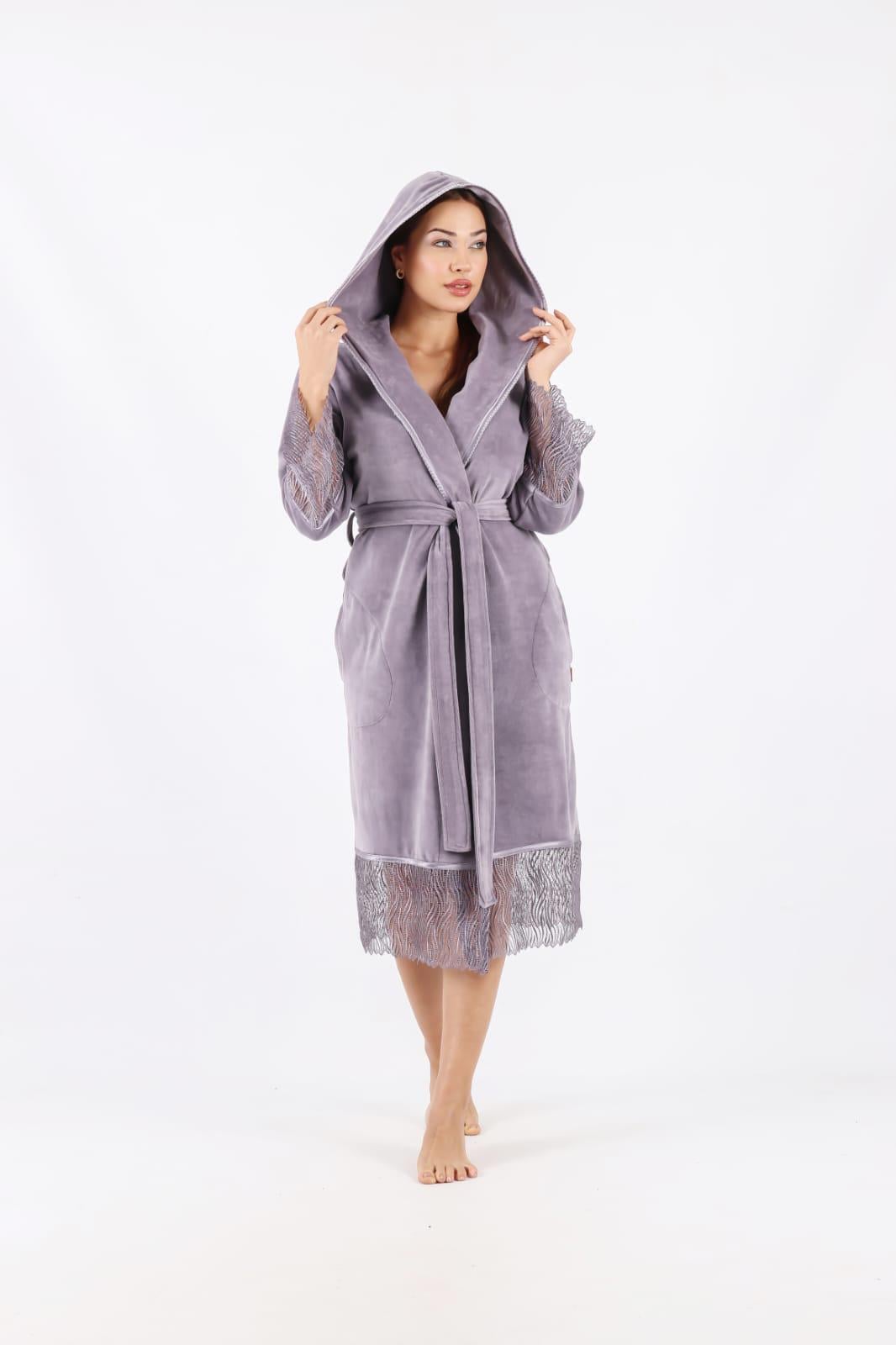 Халат Nusa ns 0539 lila S (m019049)