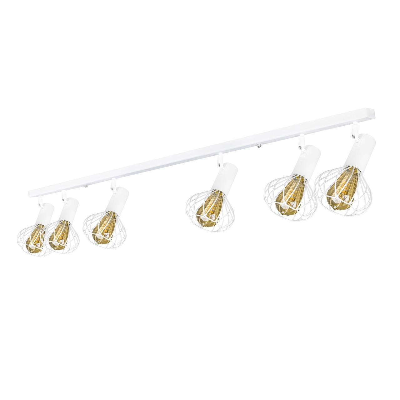 Спот MSK ELECTRIC Lotus на шість ламп Е27 Білий (NL 14151-6 WH)