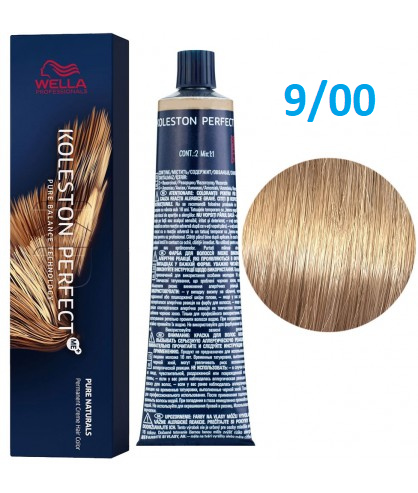 Краска для волос Wella Professionals Koleston Perfect ME+ Pure Naturals 9/00 Lichtblond natur 60 мл - фото 2