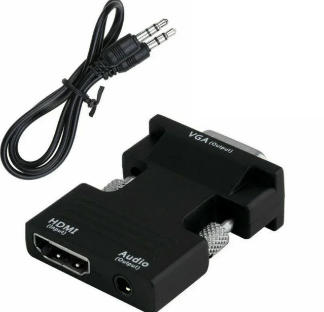 Переходник UKC HDMI-VGA OUT со звуком