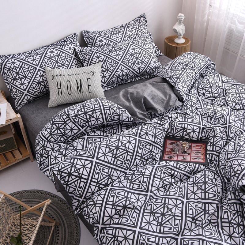 Комплект постельного белья Платинум простыня на резинке двуспальный 160x200х20/70х70 см Серый (26559526)