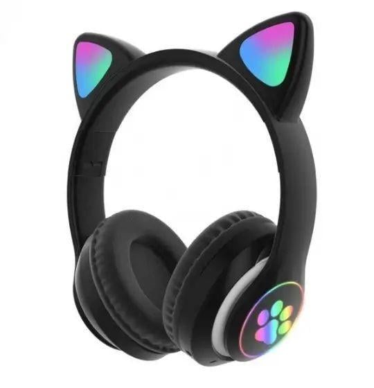 Наушники беспроводные MFC Cat Ear с кошачьими ушками и микрофоном Черный (100-98-STN-28BK) Наушники беспроводные MFC Cat Ear с кошачьими ушками и микрофоном Черный (100-98-STN-28BK)