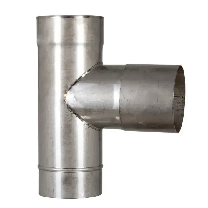 Тройник 87° AiSi 321 0,8 мм Ø 125 мм (L004831)