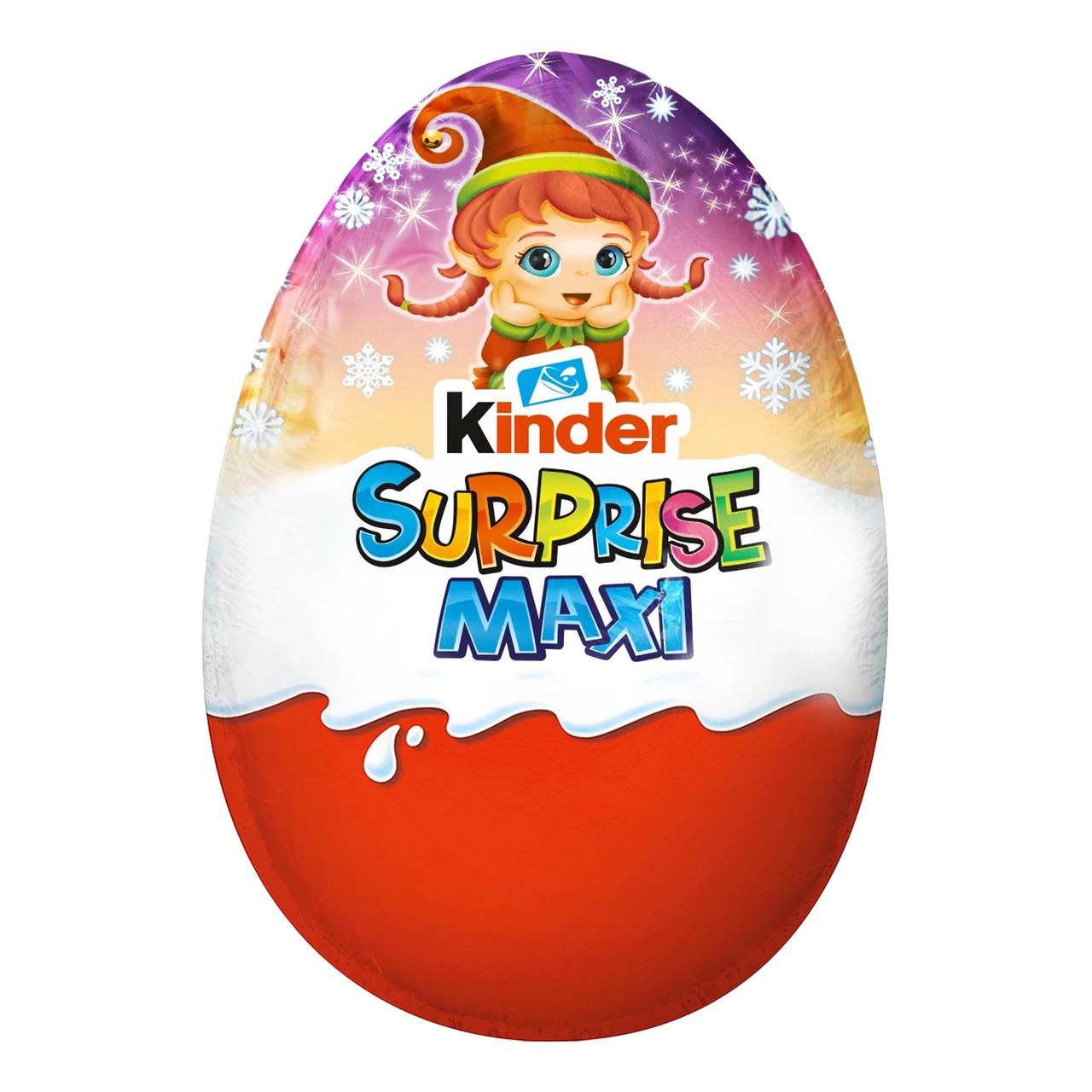 Шоколадне яйце Kinder Überraschung Rosa Maxi Weihnachten Christmas Ельф 100 г (2795613169)