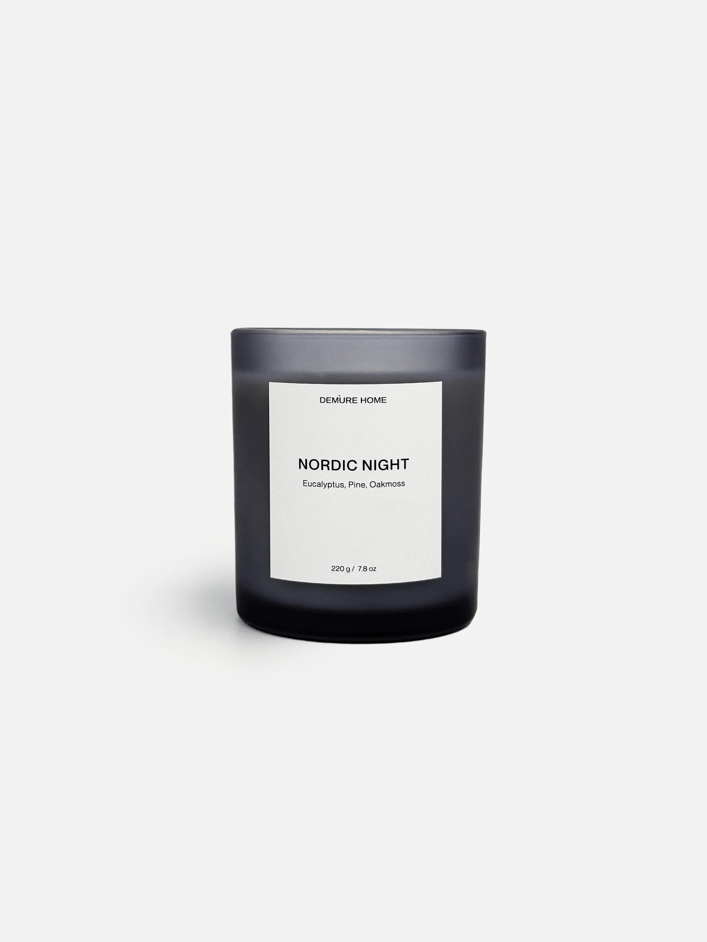 Ароматическая свеча Demure Home Nordic Night Navy 220 г Темный (10021005)