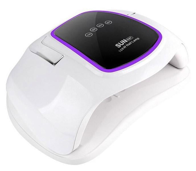 Лампа для маникюра SUN BQ6T LED/UV 108 Вт с сенсором 36 светодиодов Белый (1793938543)